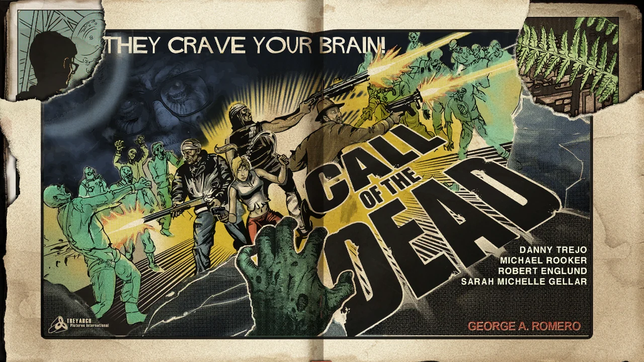 Call of the Dead: loading screen artwork for this map from the original game