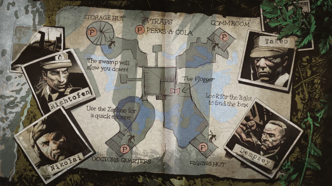 Shi No Numa: loading screen artwork for this map from the original game